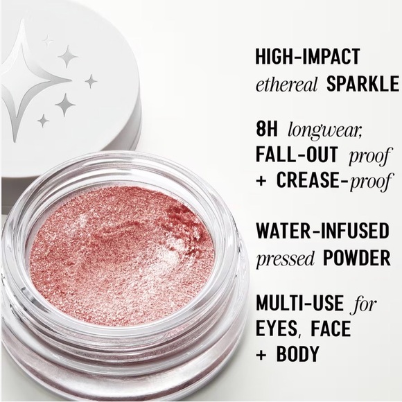 HALF MAGIC Glitterpuck Pressed Fairy Dust For Eyes, Face & Body-Dopamine Sparkle - Picture 3 of 8